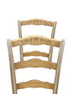 set of 4 vintage French Provincial dining chairs