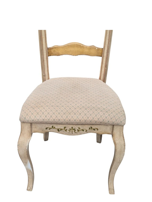 set of 4 vintage French Provincial dining chairs