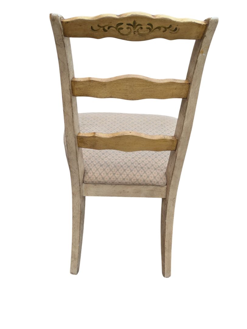 set of 4 vintage French Provincial dining chairs
