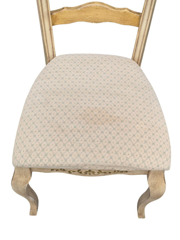 set of 4 vintage French Provincial dining chairs
