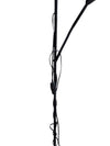 Black Floor Lamp with Adjustable Reading Light
