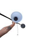 Black Floor Lamp with Adjustable Reading Light