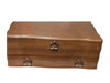 Vintage Silver-Plated Flatware Set in Wooden Chest