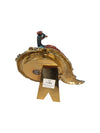 Bombay 5-Piece Peacock Accessory Set - Magnifier, Frame, Clock, Letter Opener, and Tray