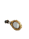 Bombay 5-Piece Peacock Accessory Set - Magnifier, Frame, Clock, Letter Opener, and Tray