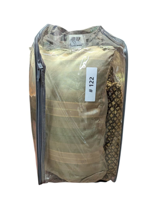 Throw Blanket and 3 Decorative Pillows