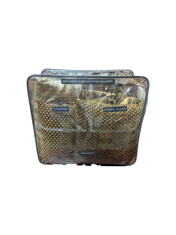 Throw Blanket and 3 Decorative Pillows