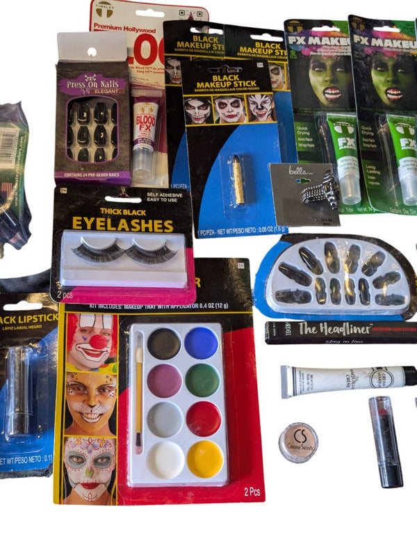 Halloween Makeup & Accessories Lot – Multi-Item Kit