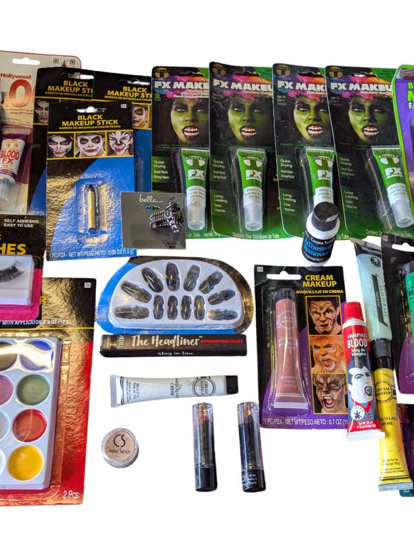 Halloween Makeup & Accessories Lot – Multi-Item Kit