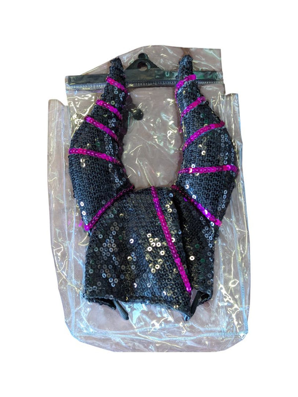 Black Sequin Maleficent Costume Set