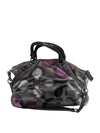 Coach Signature Op Art Satchel – Black/Purple