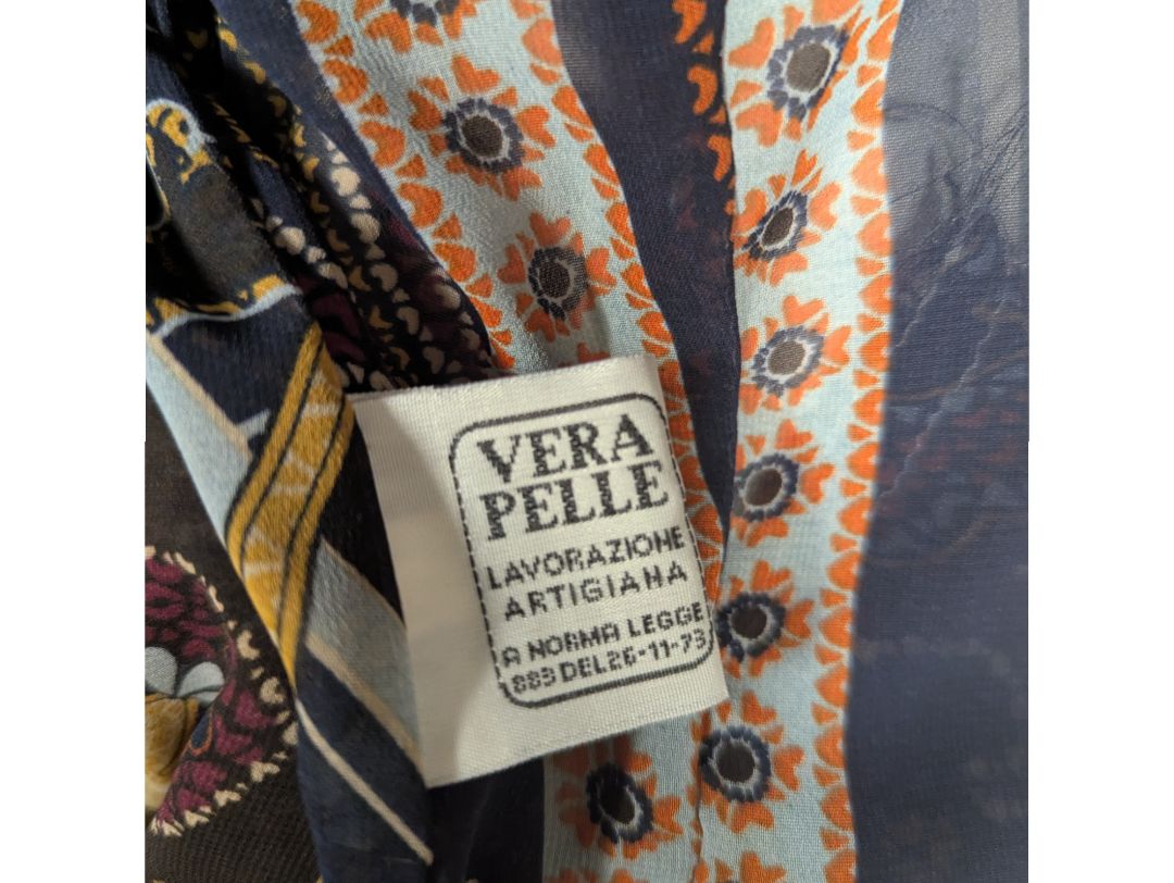 Italian Vera Pelle Leather Jacket – Cream Moto Style