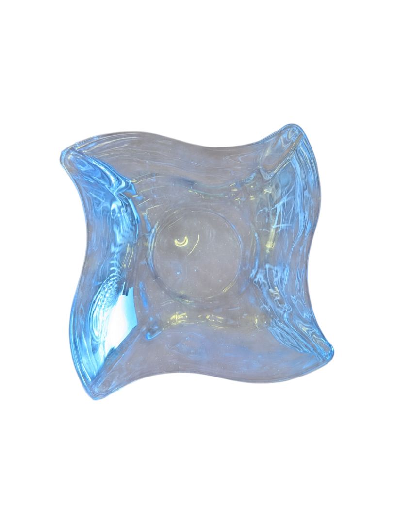 Vintage Pressed Glass Serving Bowl Set