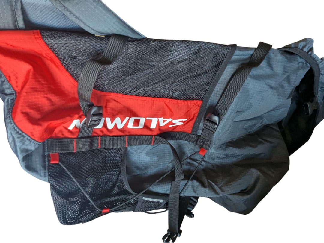 Salomon Hiking / Outdoor Backpack (Red & Black)