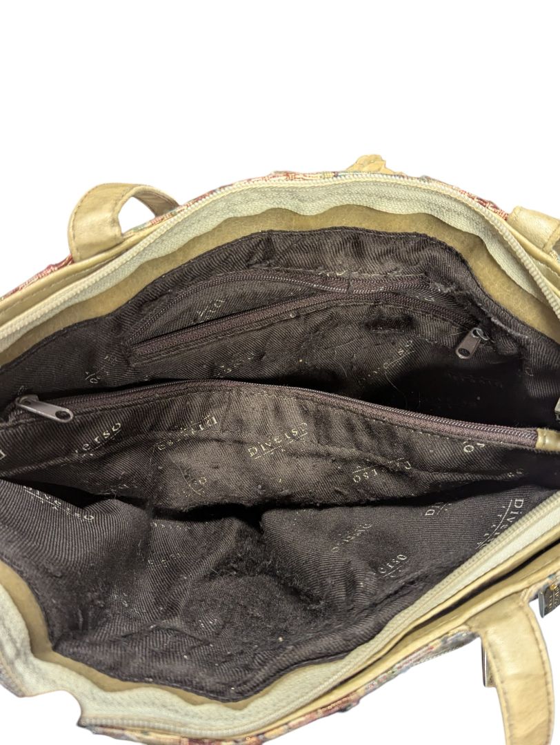 Vintage Diverso Floral Tapestry Shoulder Bag