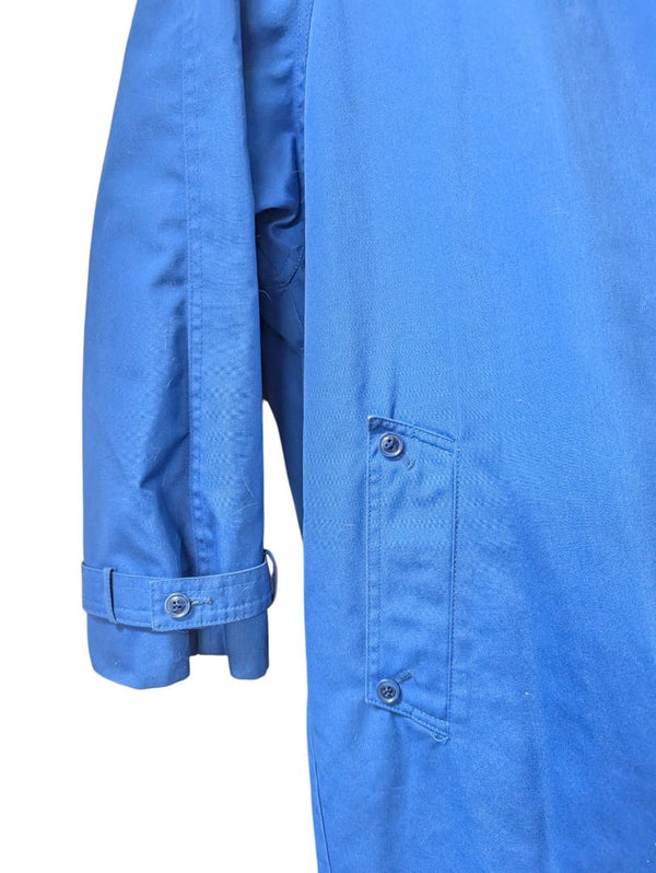 Vintage Blue Trench Coat