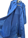 Vintage Blue Trench Coat