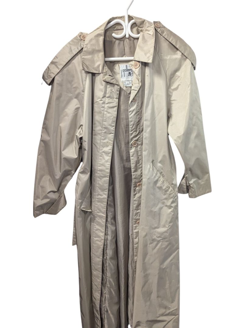 Beige Trench Coat by J. Gallery