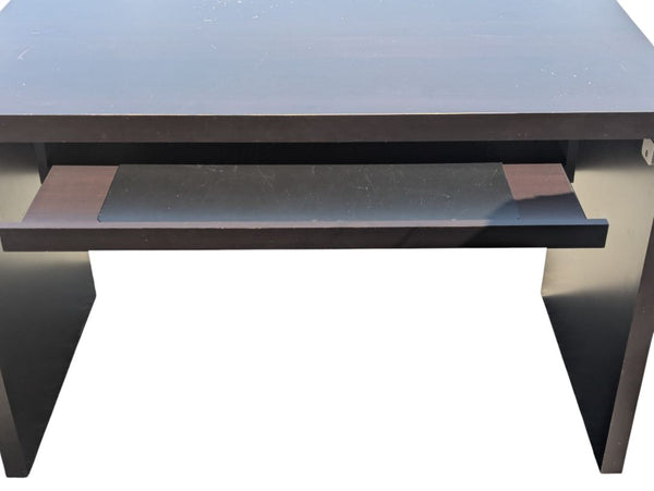 Wooden Computer Desk with Keyboard Tray
