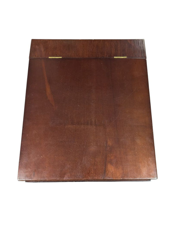 Vintage wooden lap desk / writing slope