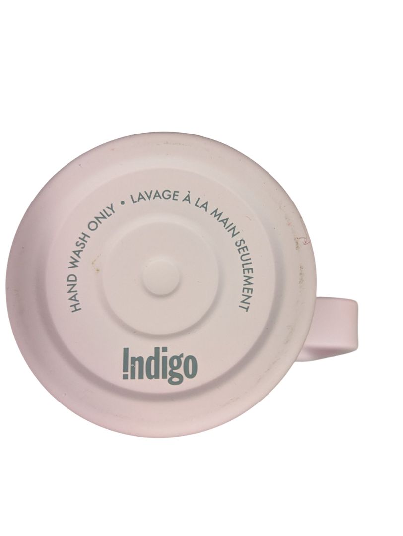 Indigo Pink Stainless Steel Travel Mug with Handle