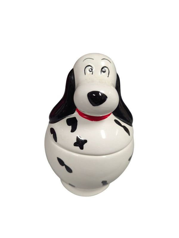 Dalmatian Dog Ceramic Mug with Lid