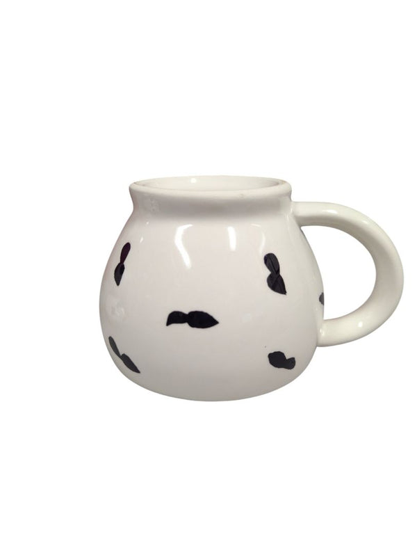 Dalmatian Dog Ceramic Mug with Lid