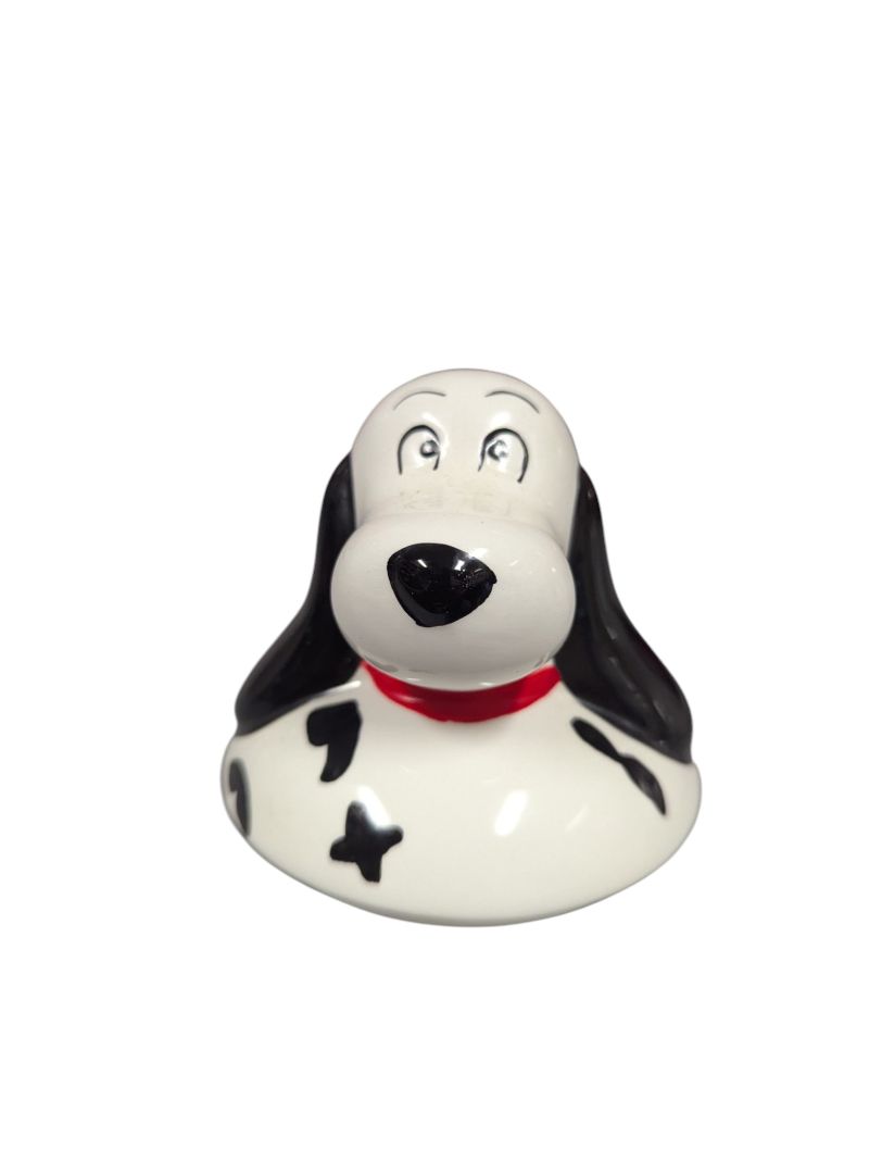Dalmatian Dog Ceramic Mug with Lid