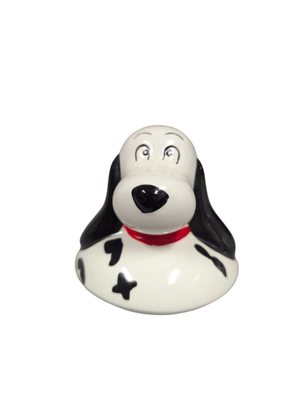 Dalmatian Dog Ceramic Mug with Lid