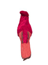Faux Red Cardinal Bird Tree Topper