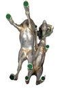 Pair of Silver Reindeer Figurines
