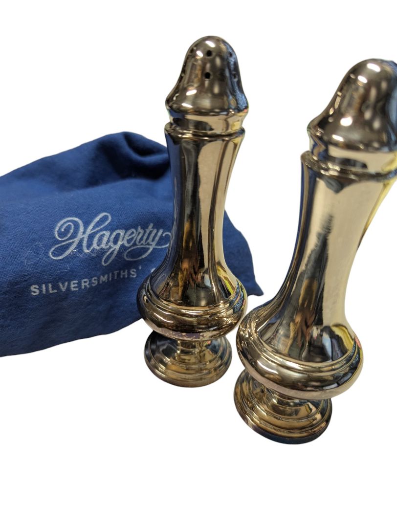 Sterling Silver Salt & Pepper Shakers (Pair)