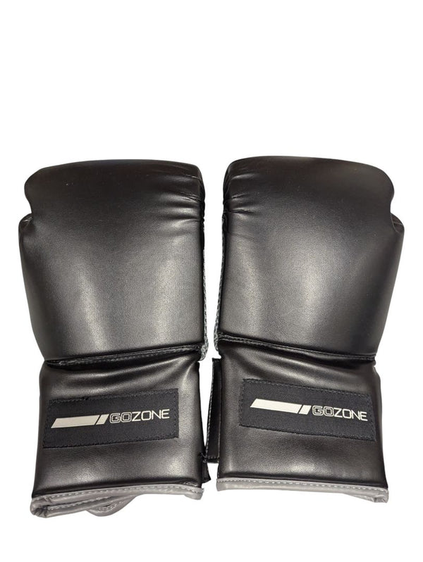 GoZone 16oz Pro Style Boxing Gloves – Black