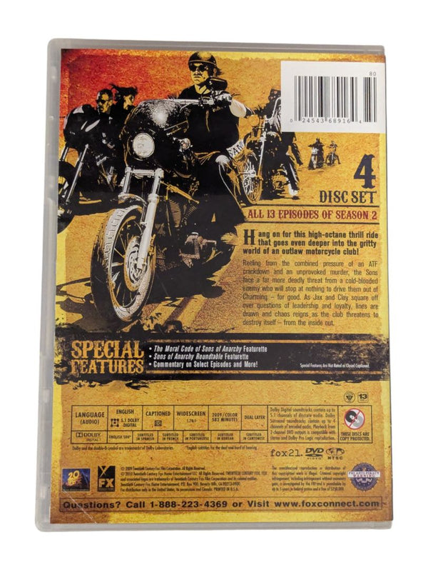 Sons of Anarchy – Seasons One & Two (DVD, 8-Disc Set)