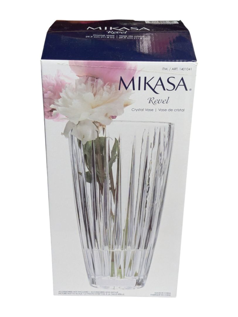 Mikasa Revel Crystal Vase – 11.8