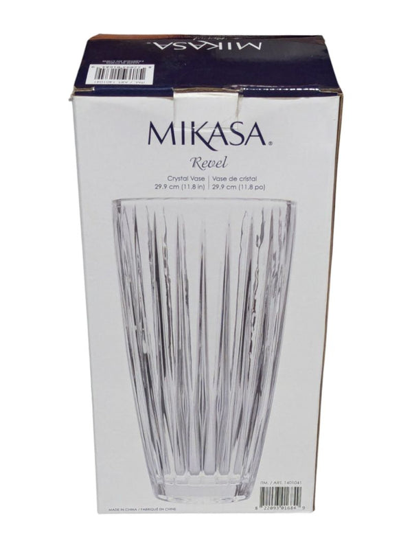 Mikasa Revel Crystal Vase – 11.8" (29.9 cm)