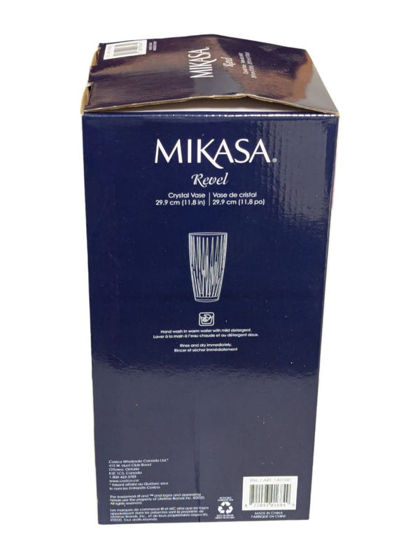 Mikasa Revel Crystal Vase – 11.8" (29.9 cm)