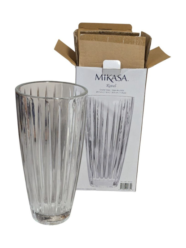 Mikasa Revel Crystal Vase – 11.8" (29.9 cm)