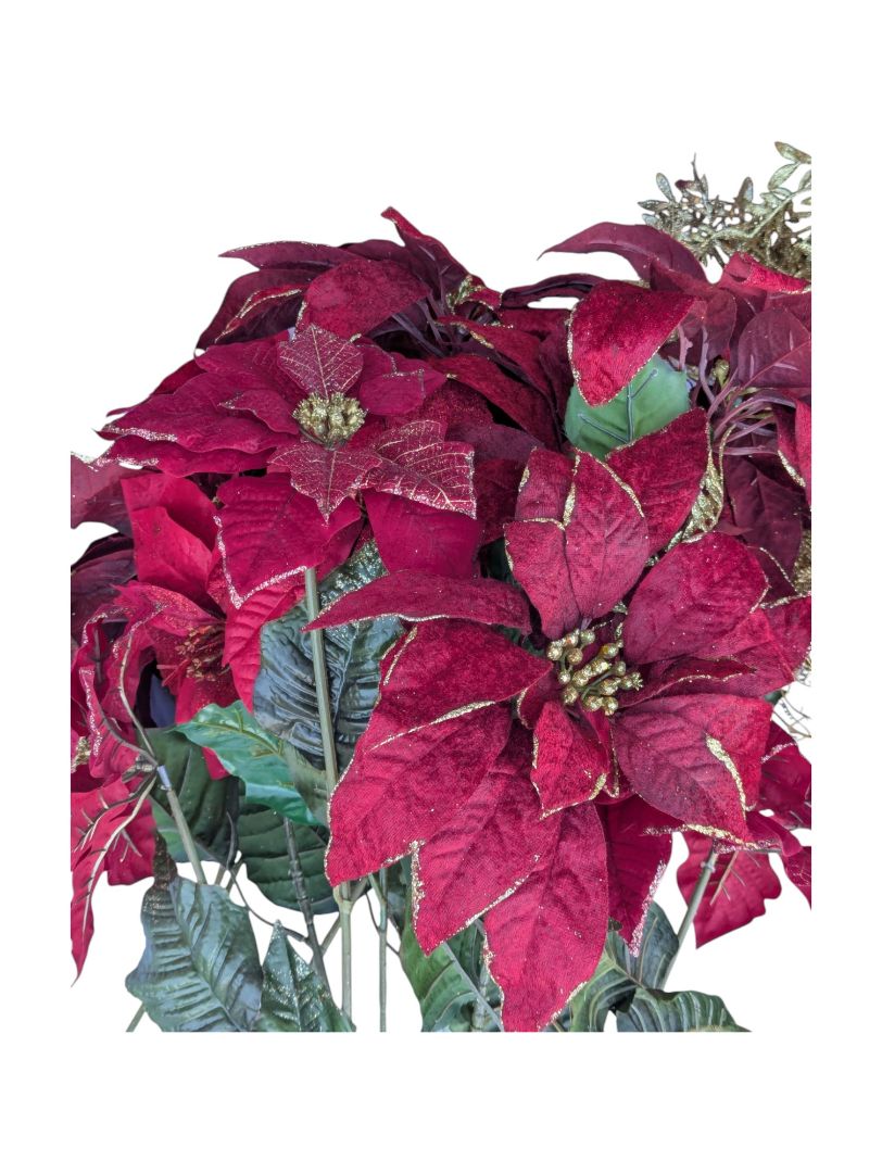 Artificial Holiday Floral Arrangement – Mixed Bundle