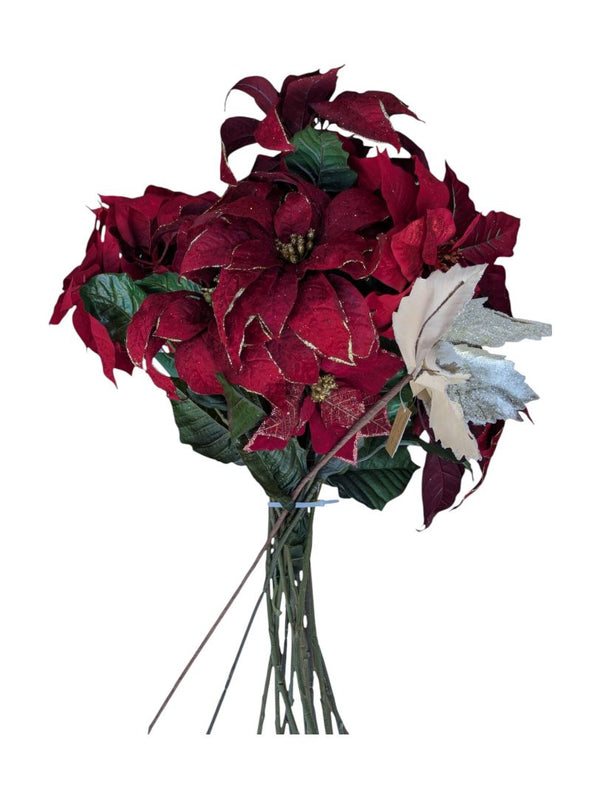 Artificial Holiday Floral Arrangement – Mixed Bundle