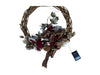 Holiday Grapevine Wreath with Lights & Florals