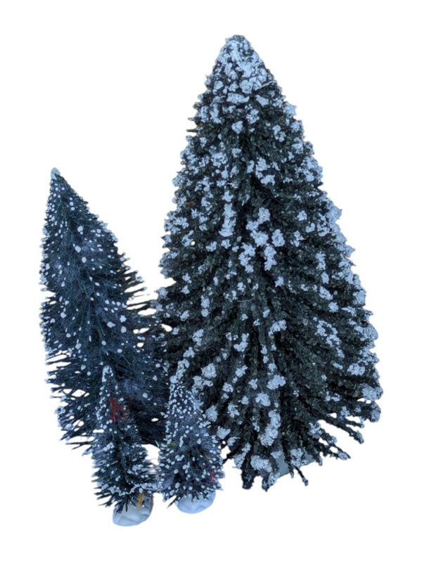 Mini Snowy Christmas Trees Set of 4