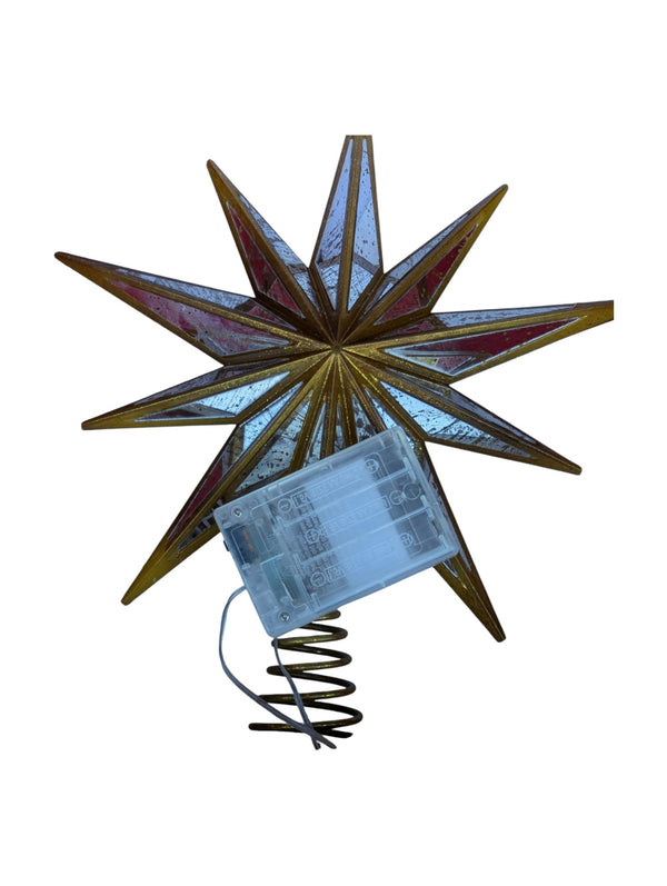 Ashland Lighted Tree Topper – 12" Star with LED Lights