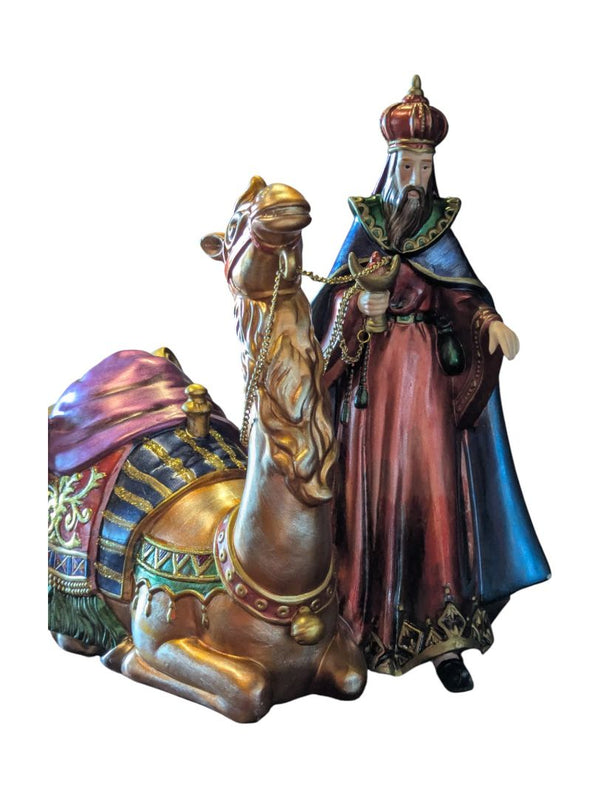 Nativity Figurine – Wise Man with Camel