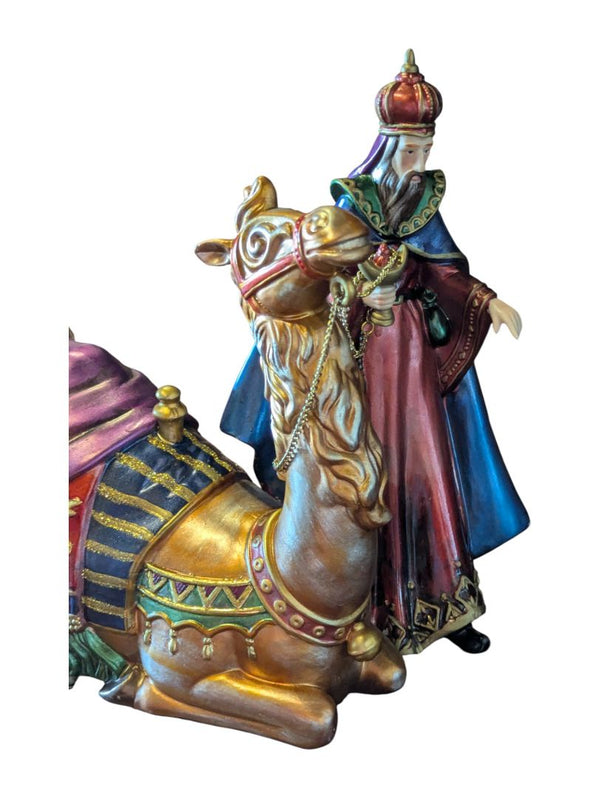 Nativity Figurine – Wise Man with Camel