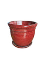 Large ceramic glazed planters