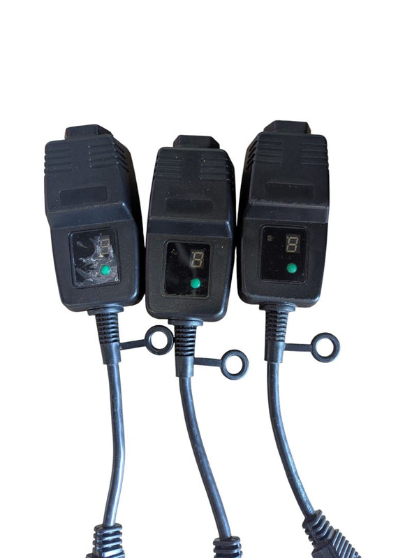 Lot of 3 Outdoor Plug-in Timers – Heavy Duty, Weather-Resistant