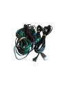 Lot of 5 Extension Cords – Mixed Green & Black, Various Lengths