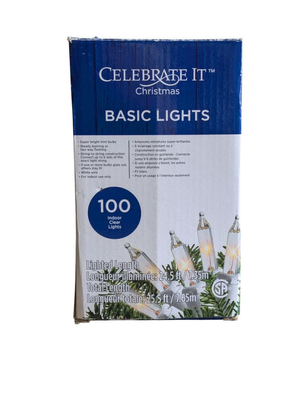 Holiday Lights & Accessories Bundle – Assorted Strands, Replacement Bulbs, Clips