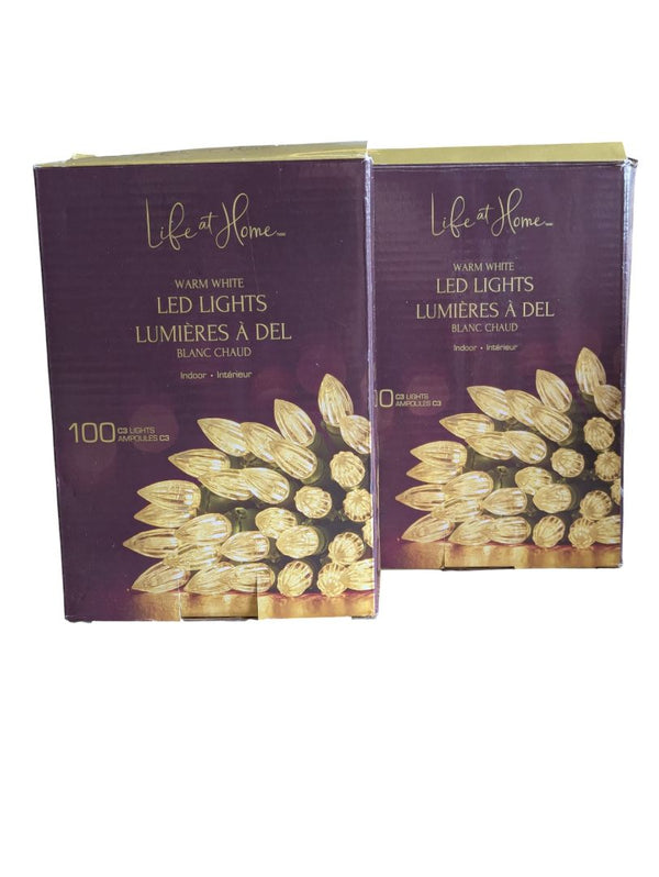 Holiday Lights & Accessories Bundle – Assorted Strands, Replacement Bulbs, Clips